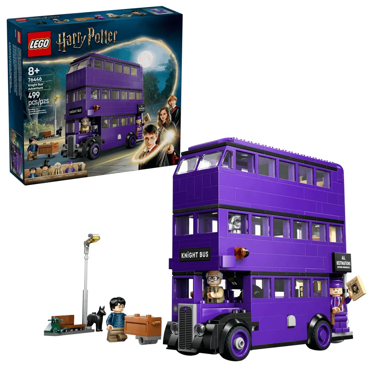 Конструктор LEGO Harry Potter 5 персонажей пластик 3 уровня без цвета
