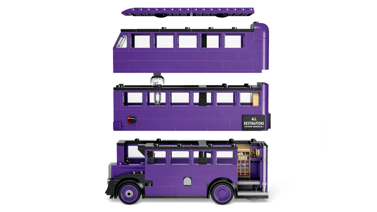 Конструктор LEGO Harry Potter 5 персонажей пластик 3 уровня без цвета