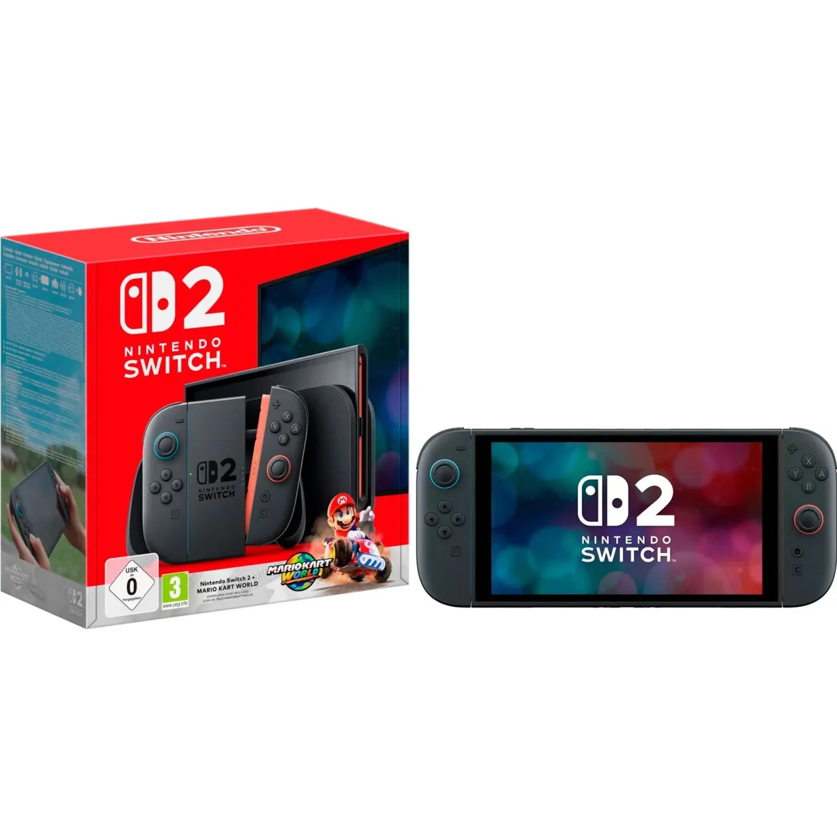 Ігрова консоль Nintendo Switch 256 ГБ чорна Mario Kart World