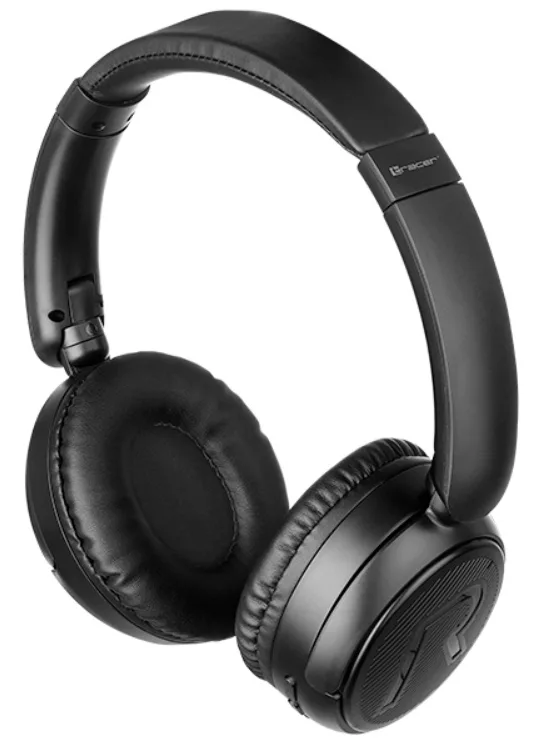 Бездротові навушники Tracer Bluetooth 5.1 повнорозмірні чорні 40 мм