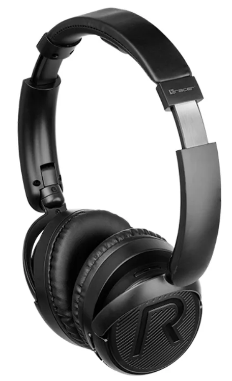 Беспроводные наушники Tracer Bluetooth 5.1 полноразмерные черные 40 мм