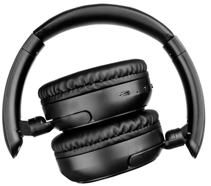 Беспроводные наушники Tracer Bluetooth 5.1 полноразмерные черные 40 мм