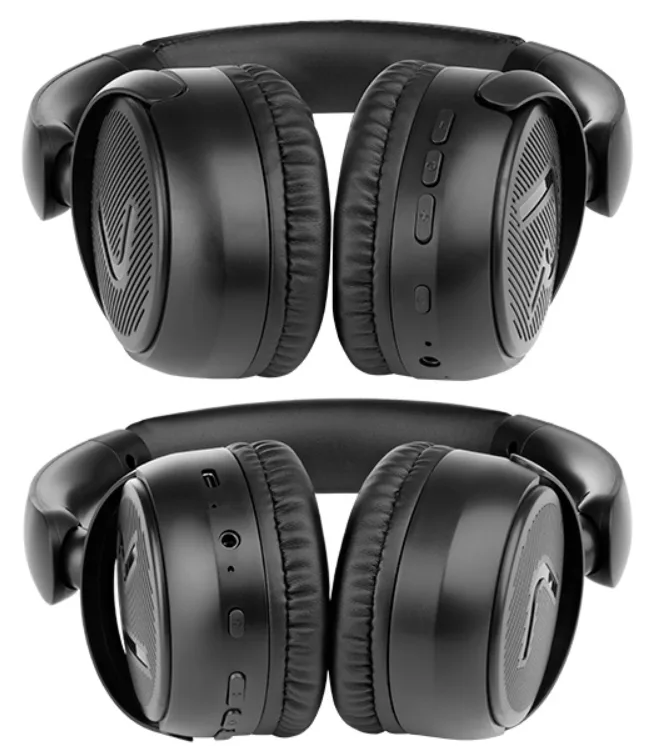 Беспроводные наушники Tracer Bluetooth 5.1 полноразмерные черные 40 мм