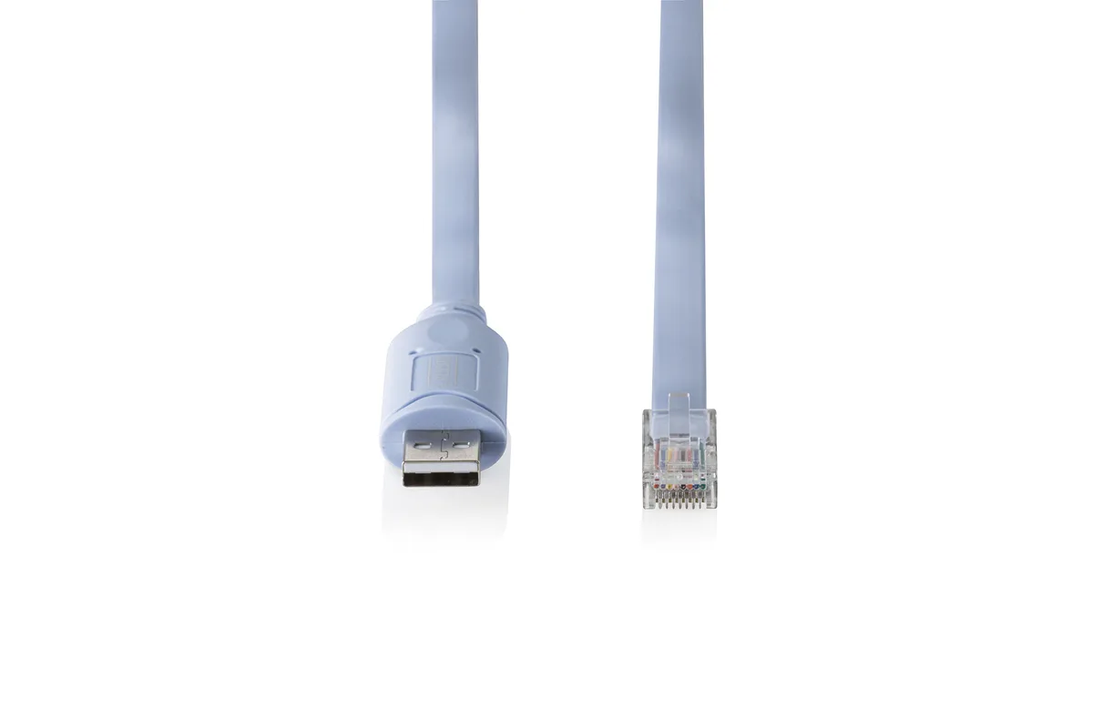 Адаптер DIGITUS USB 2.0 RJ45 1,8 м Нікельований