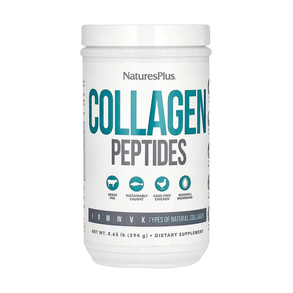 Пептиды коллагена NaturesPlus 294 г говядина курица рыба яичная мембрана