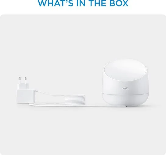 Світильник WiZ LED 9Вт 2200-6500К 640Лм RGB Wi-Fi розумний Dual Zonе