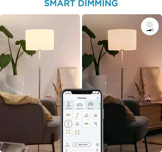 Світильник WiZ LED 9Вт 2200-6500К 640Лм RGB Wi-Fi розумний Dual Zonе