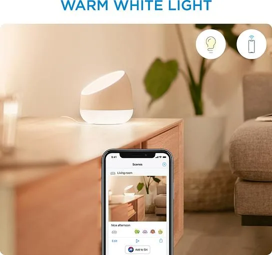 Світильник WiZ LED 9Вт 2200-6500К 640Лм RGB Wi-Fi розумний Dual Zonе