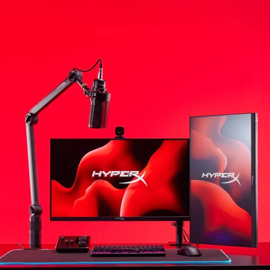 Тримач мікрофону HyperX чорний 0,2-1 кг для ПК з кріпленням 1/4 3/8 5/8 дюйма