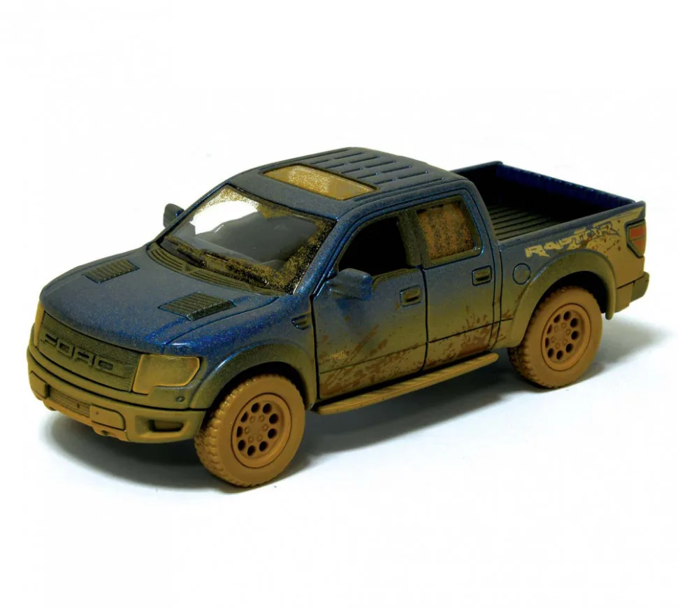 Детская инерционная машинка Ford F-150 1:46 металлическая 16х8х7 см синяя