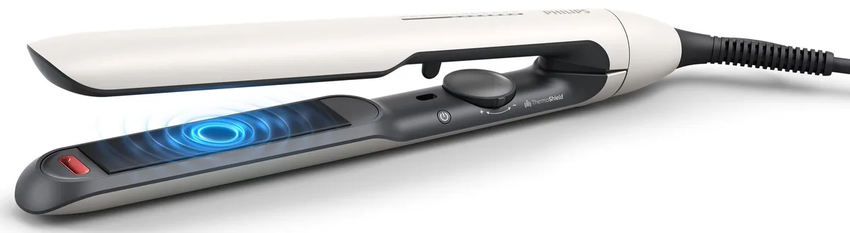 Випрямляч Philips кераміка 120-230°C білий 12 температурних режимів