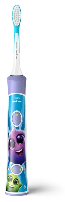 Зубна електрощітка Philips ультразвукова для дітей 62000 рухів на хвилину пурпурна