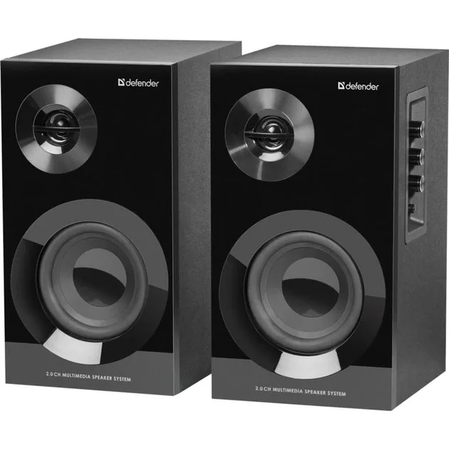 Акустика Defender 2.0 МДФ 142х254х285 мм Чорна 40 Вт Bluetooth