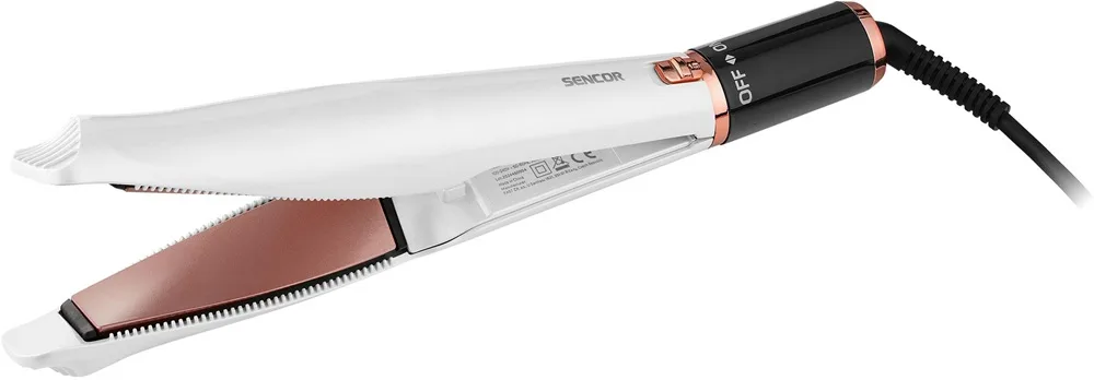 Випрямляч волосся Sencor керамічний 100х27 мм білий 145-230 °C 5 режимів