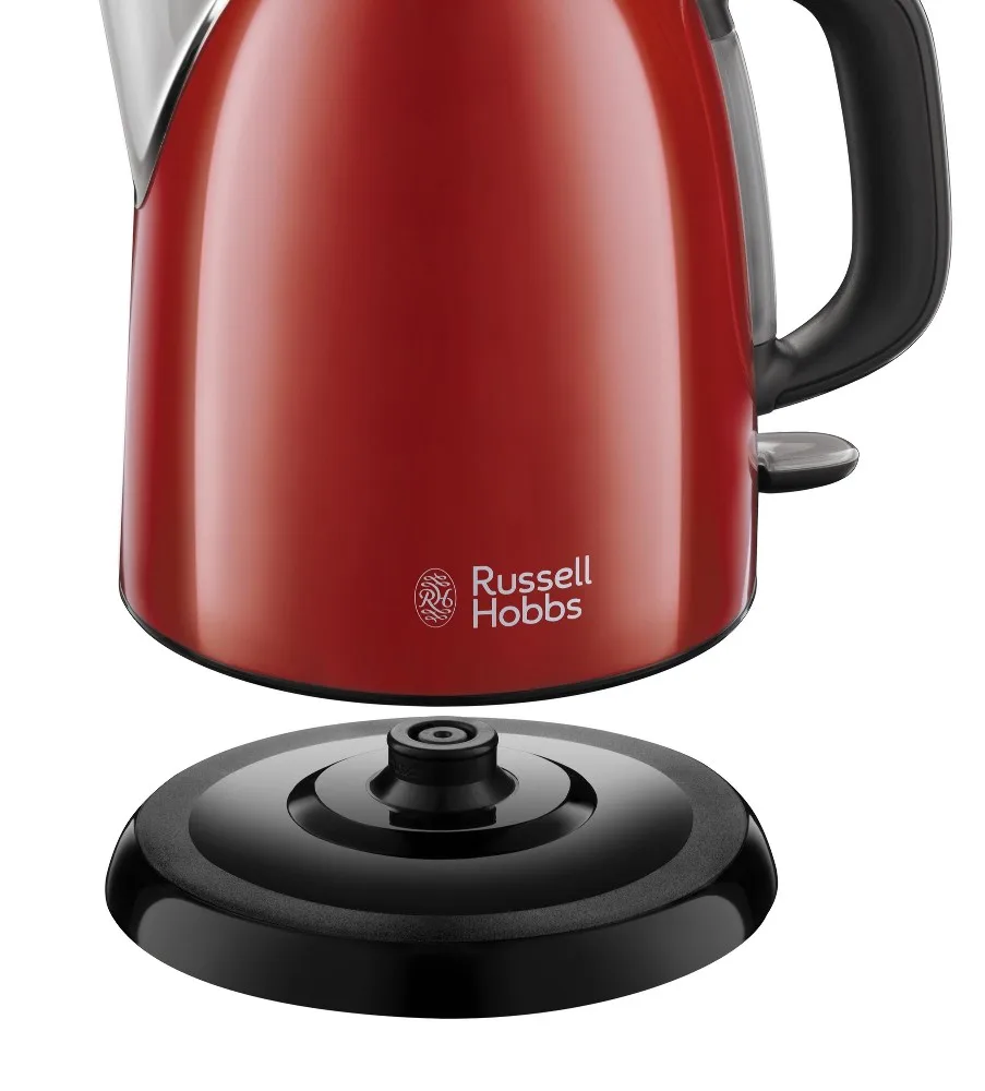 Электрочайник Russell Hobbs 2400Вт 1л металл красный