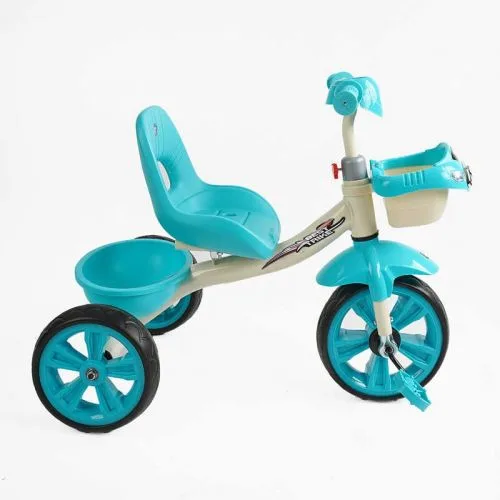 Велосипед 3-х колісний Best Trike для дітей з металевою рамою та кошиками для перевезення вантажу.