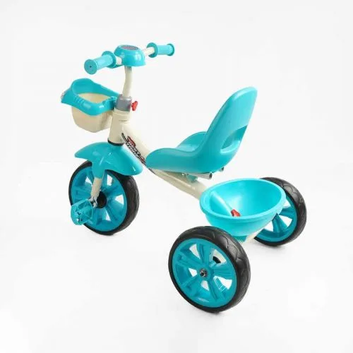 Велосипед 3-х колісний Best Trike для дітей з металевою рамою та кошиками для перевезення вантажу.