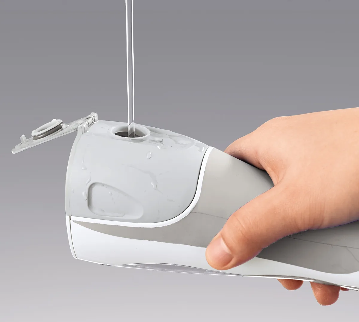 Портативний іригатор Panasonic з акумулятором, 130 мл, сірий.