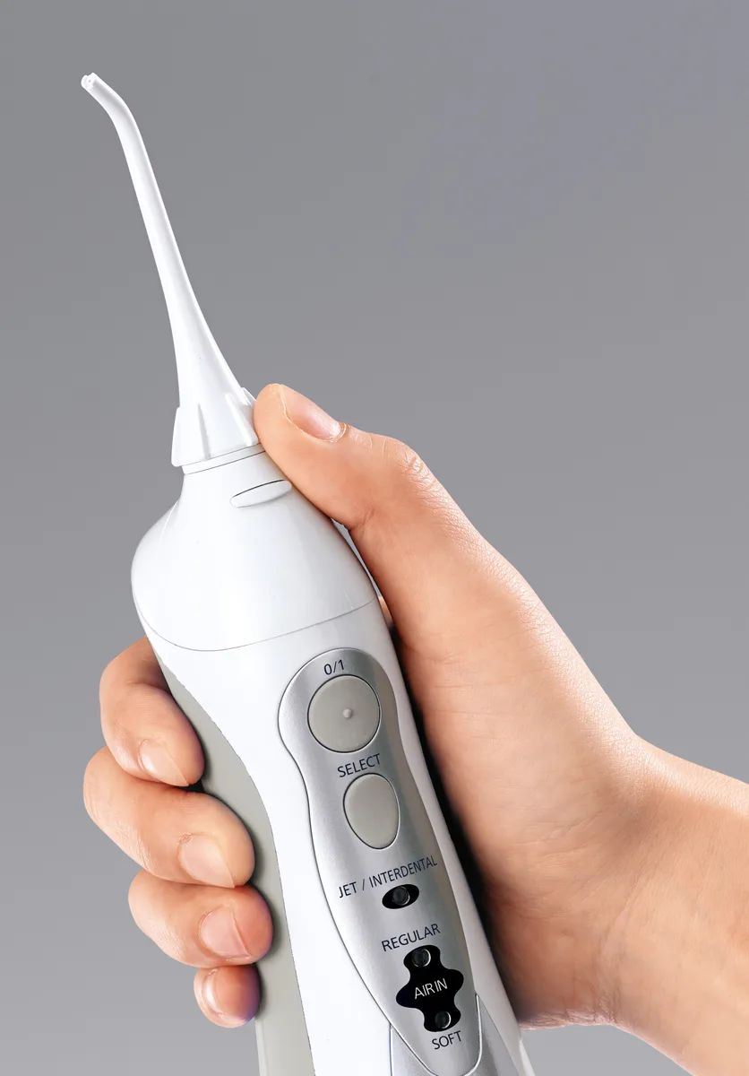 Портативний іригатор Panasonic з акумулятором, 130 мл, сірий.