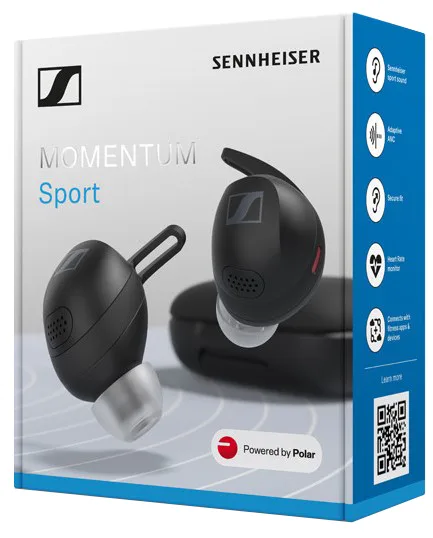 Гарнітура Sennheiser бездротова вакуумна силіконова зелена 91 г