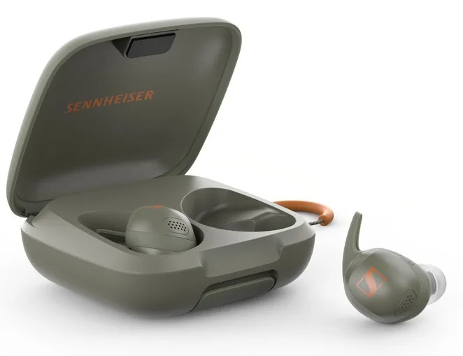 Гарнітура Sennheiser бездротова вакуумна силіконова зелена 91 г