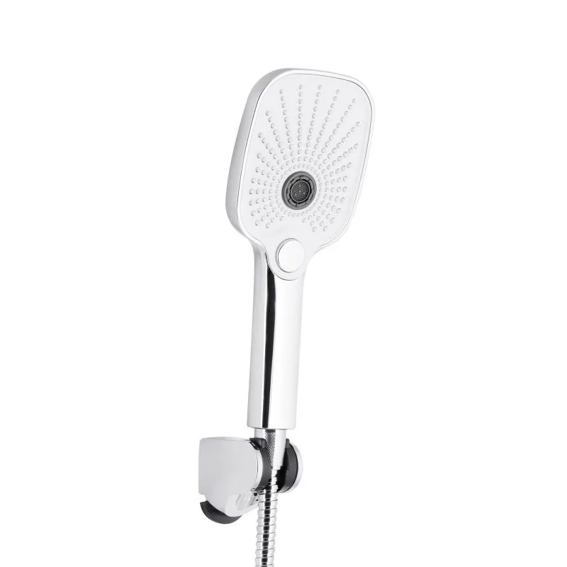 Змішувач для ванни Qtap Gemini 259 хромовий білий латунь 181х196х107 мм
