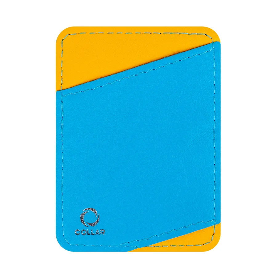 Візитниця WAUDOG Family Colors of Freedom шкіряна 9,5х7 см преміум шкіра