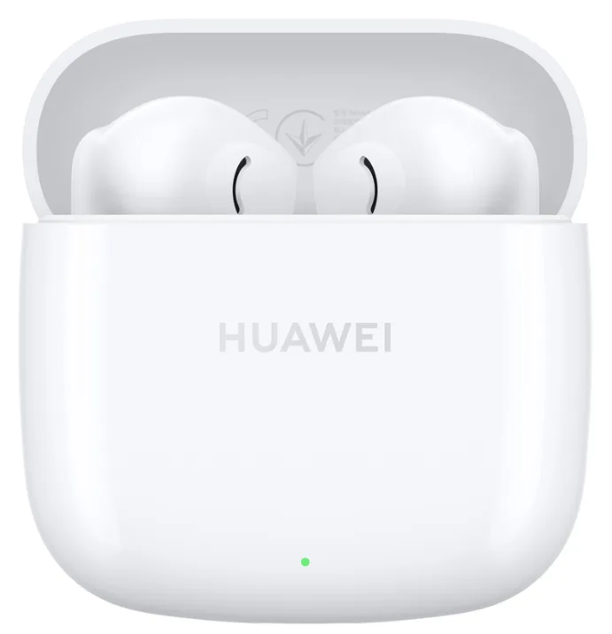 Наушники Huawei беспроводные, вкладыши, пластиковые, белые, с защитой от влаги IP54.