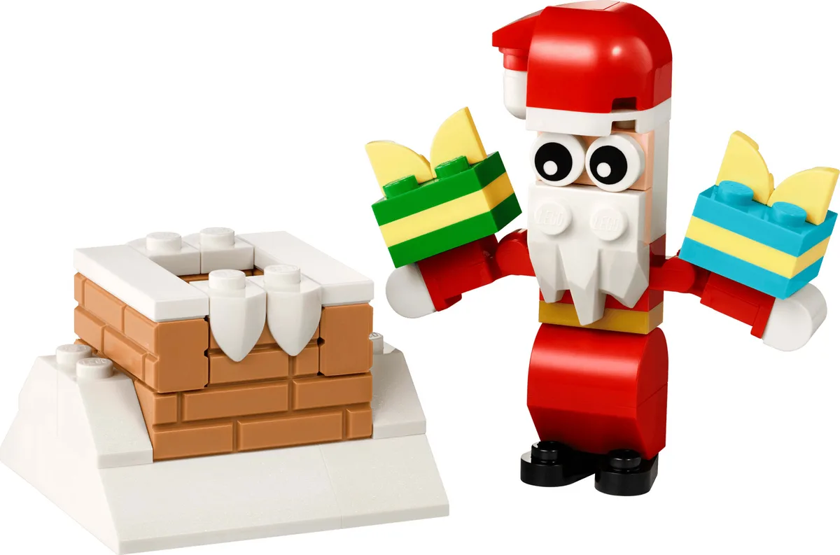 Конструктор LEGO Creator 6+ різнокольоровий Різдвяні забави з димарем Сантою