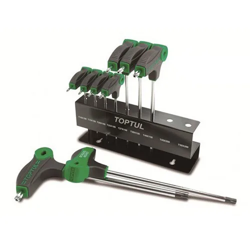 Набір ключів TORX L-подібний T10-T50 сталь чорна 9 од.
