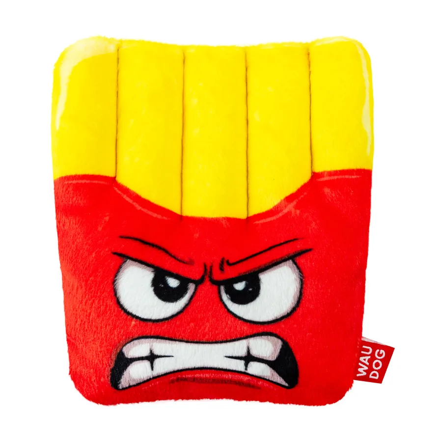 Іграшка для собак WAUDOG Fun Plush Картопля фрі 14,5x12 см плюш з пискавкою