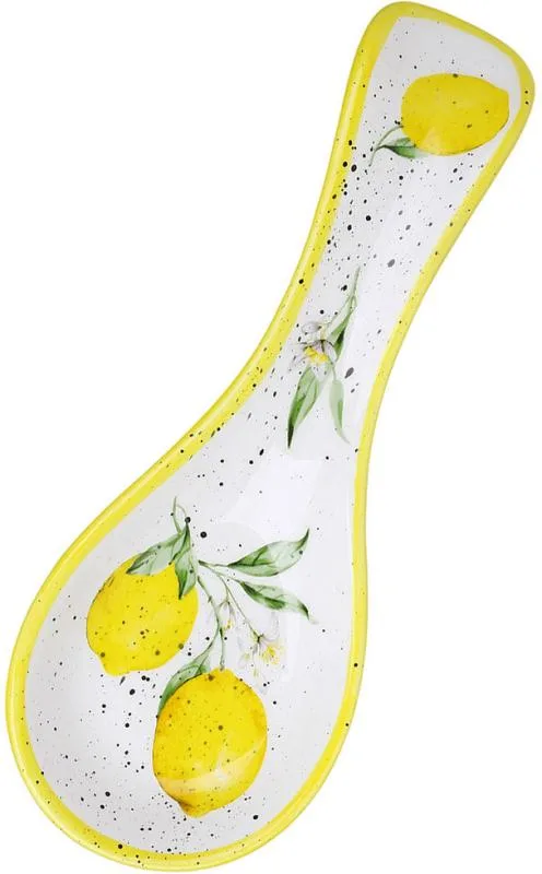 Підставка керамічна Juicy-Lemons 24 см для кухонних ложок яскрава