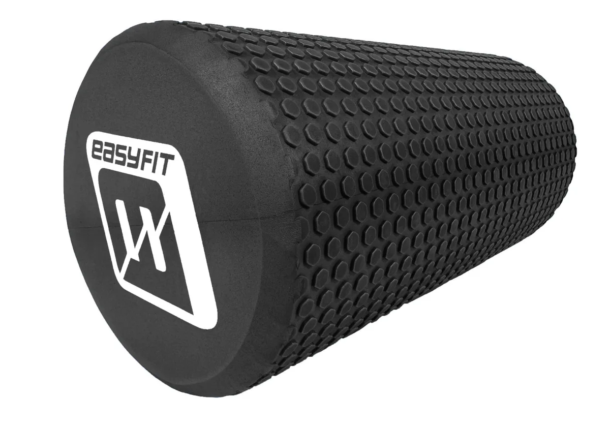 Масажний ролик EasyFit EVA 30 см Чорний