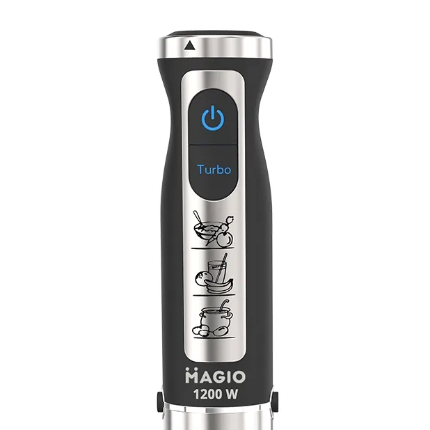 Блендерний набір 3 в 1 Magio MG-644 1200 Вт нержавіюча сталь 0,5 л Soft Touch