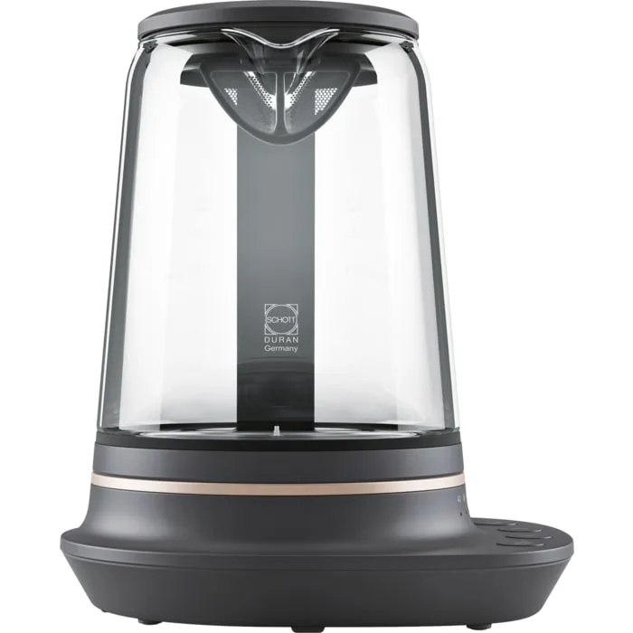 Электрочайник Electrolux 17л, Strix, стеклянный, с заварником, функция поддержания температуры, черный