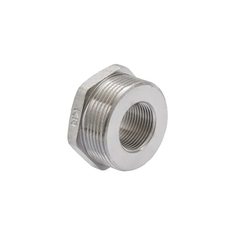 Футорка 3/4"x1-1/2" латунь CW617N нікельована сталевий для труб