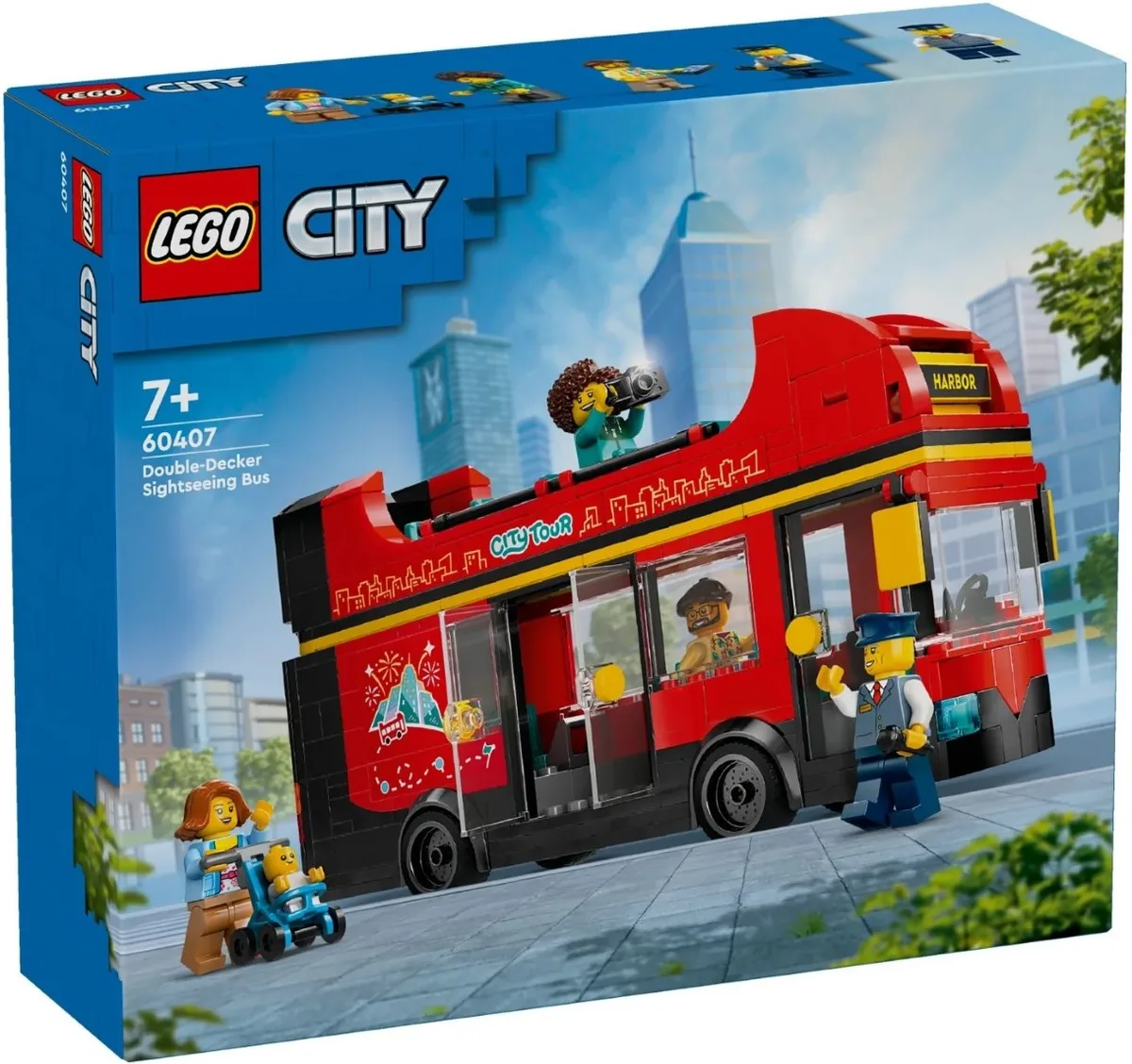 Конструктор LEGO City Червоний двоповерховий екскурсійний автобус