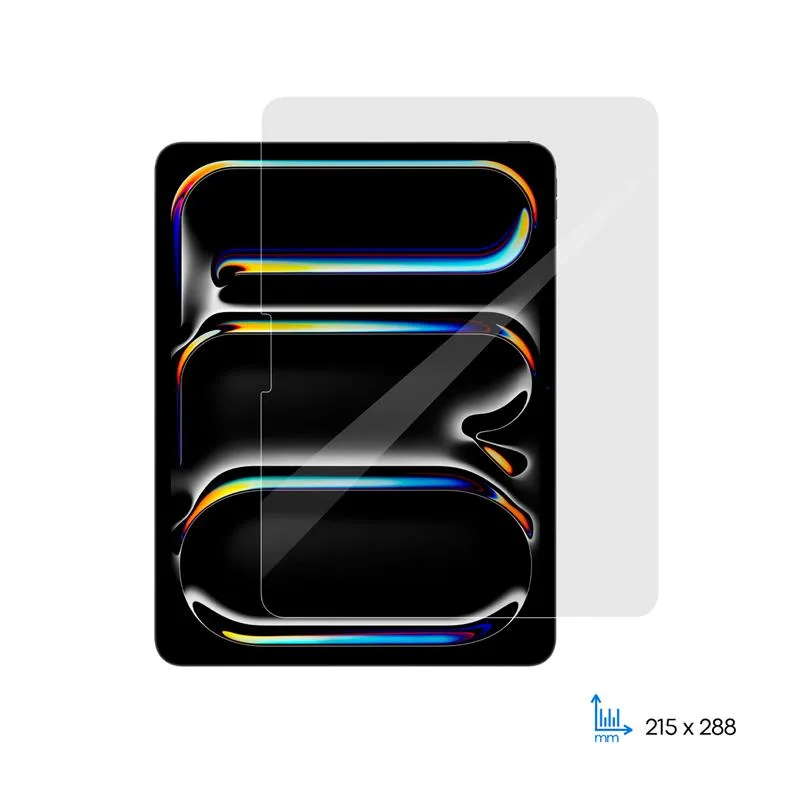 Захисне скло 2E для iPad Pro 13" (2024), 2.5D, прозорий