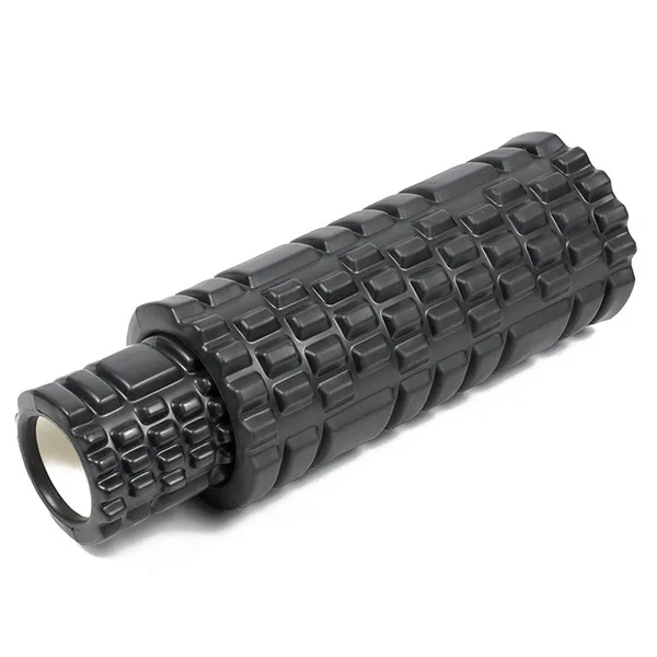 Масажний ролик EasyFit EVA 33 см Чорний 14 см 10 см