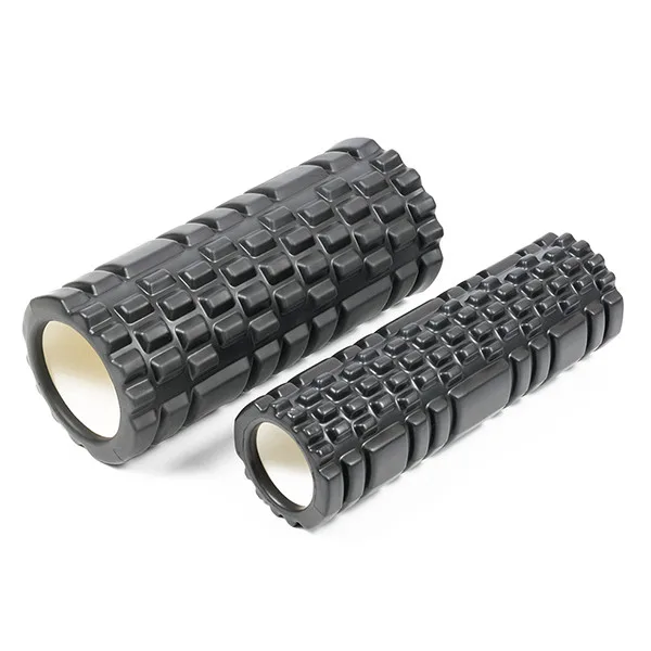 Масажний ролик EasyFit EVA 33 см Чорний 14 см 10 см