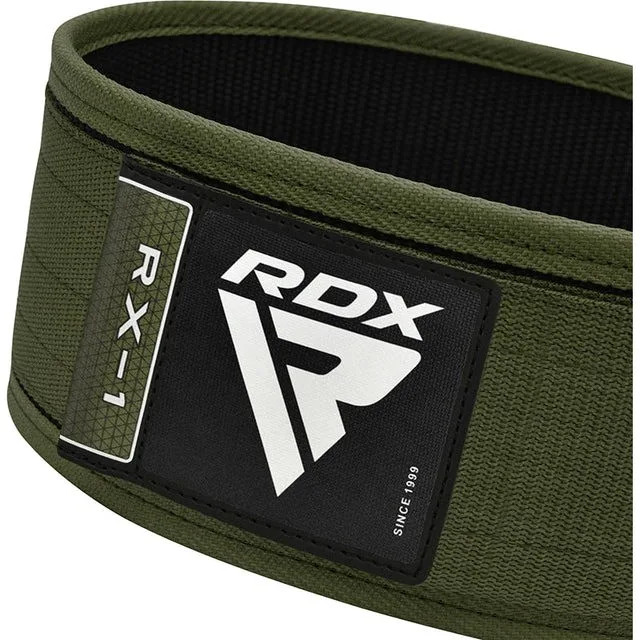 Пояс для важкої атлетики RDX Inc Нейлон S Зелений