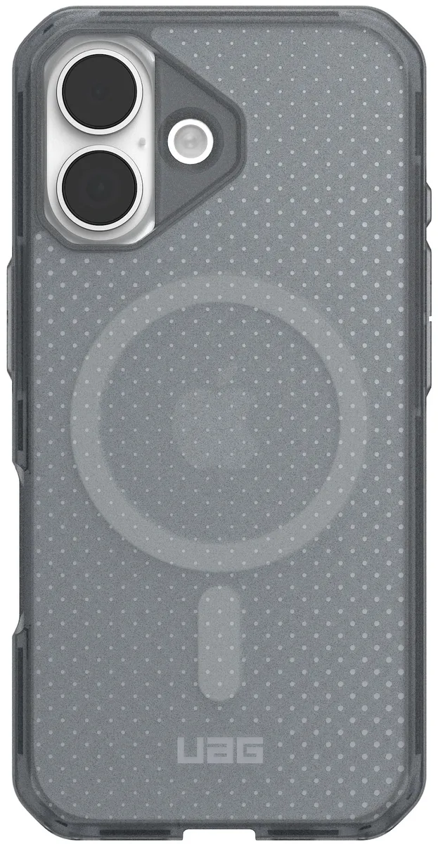 Чохол UAG для iPhone 17, Dot MagSafe, Ash