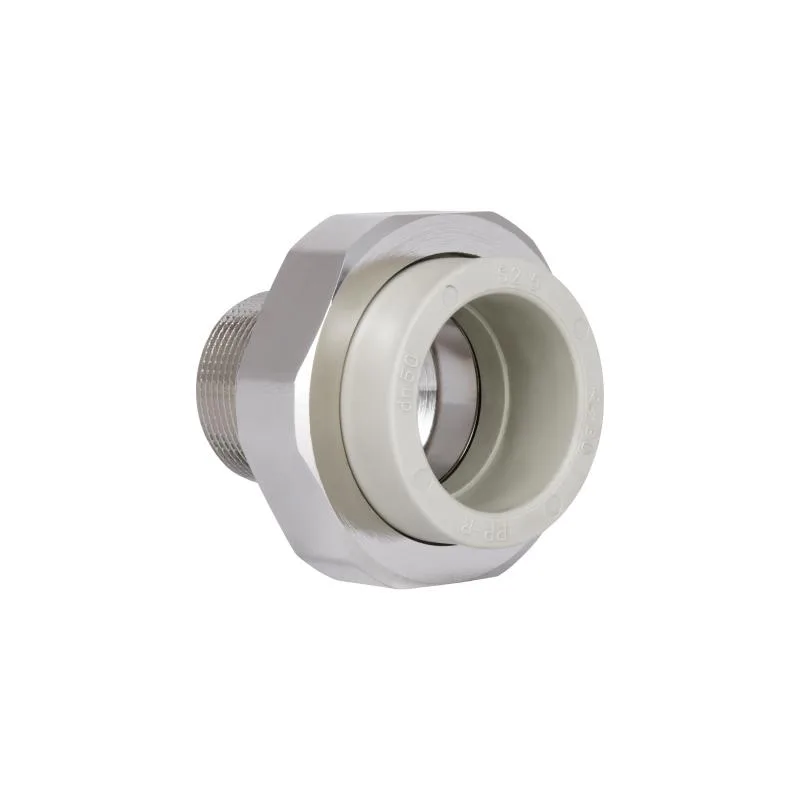Американка 50x1 1/2" PPR Латунь Сірий