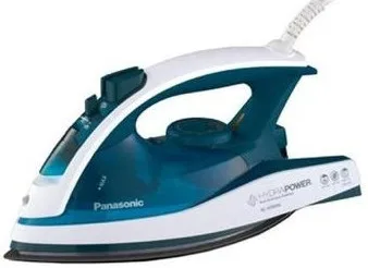 Праска PANASONIC, 2400Вт, 310мл, безперервна подача пари - 35гр, керамічна підошва, блакитна.