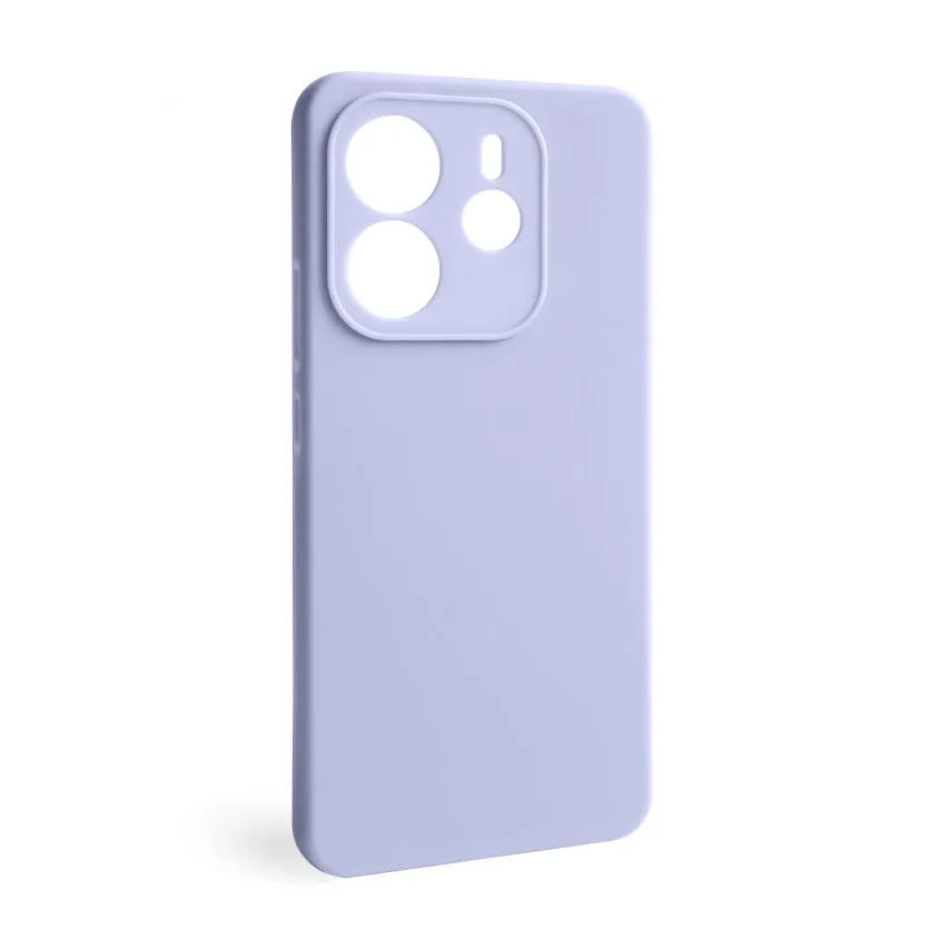 Чохол силіконовий для Xiaomi Redmi Note 14 4G фіолетовий
