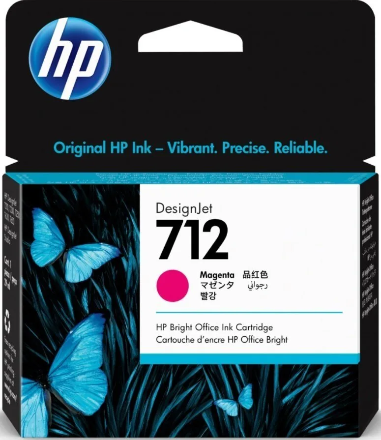 Картридж струменевий HP 712 DesignJet T230/T630/T650 Magenta 29ml