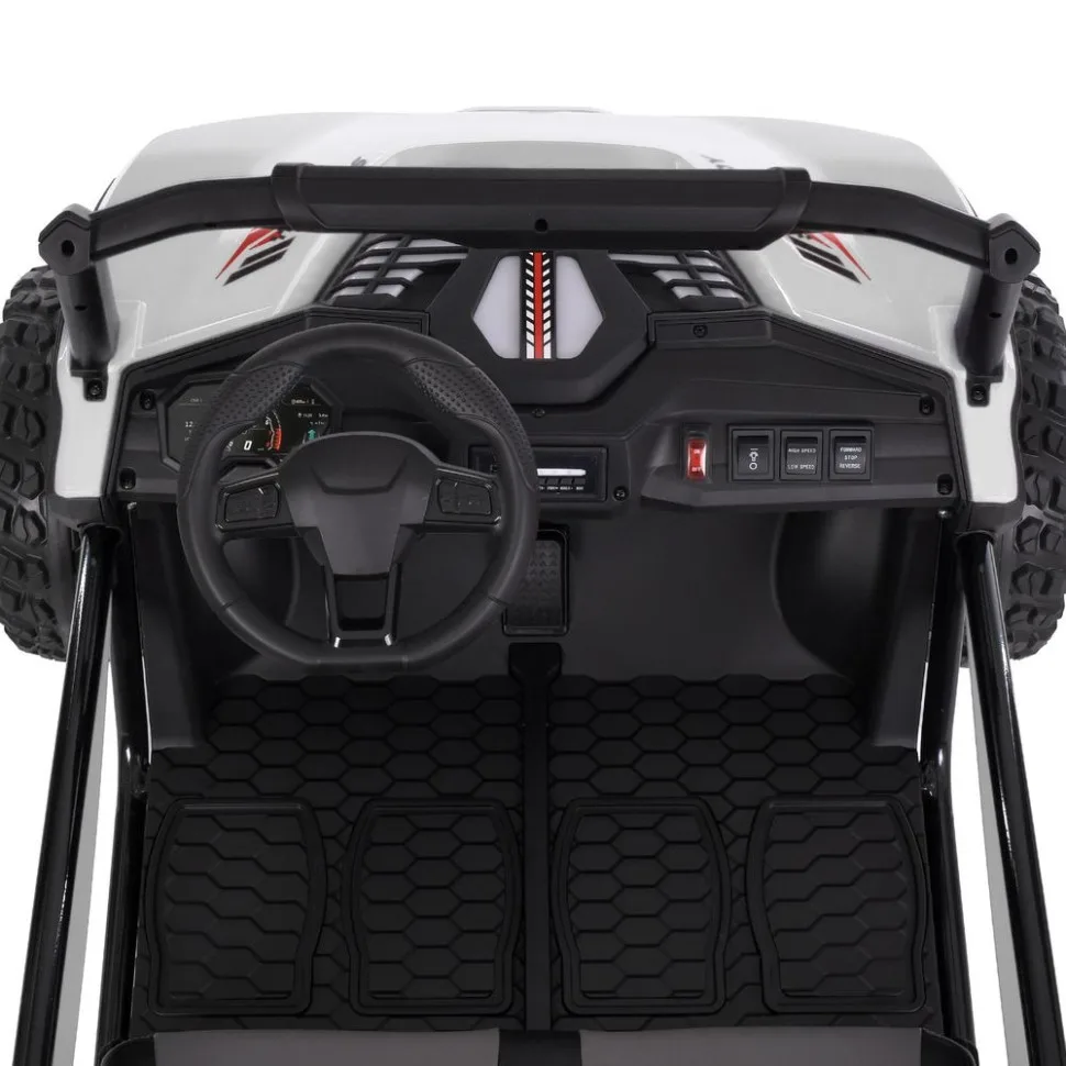 Дитячий електромобіль Bambi Racer екокожа джип 122х80х83 см чорний