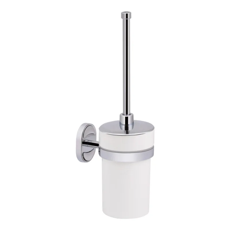 Йоржик підвісний Lidz Oreo 05.02 з ручкою тримачем 95х135х360 мм силумін білий хром