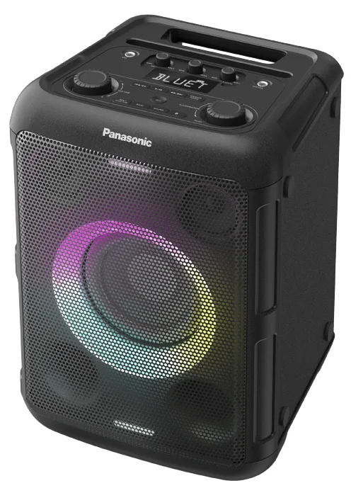 Портативна акустика Panasonic 75 Вт метал 280х397х293 мм чорна