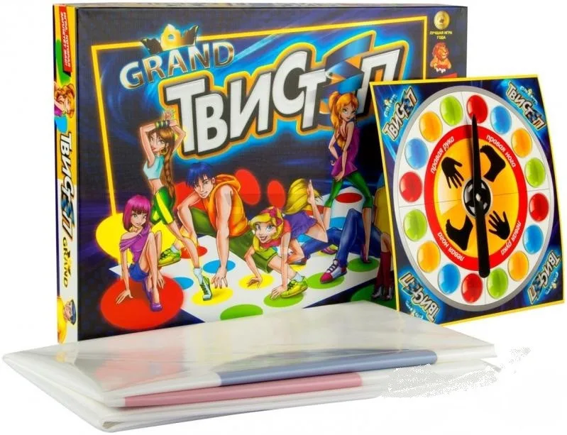Настільна гра Твістеп-Гранд Danko Toys Пластик 2-4 гравці Багатоколірна